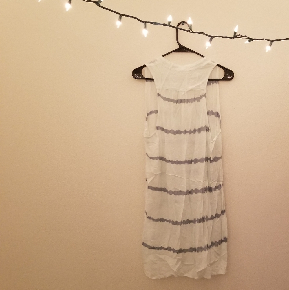 Blue Life high low striped tank top flowy - Picture 6 of 6